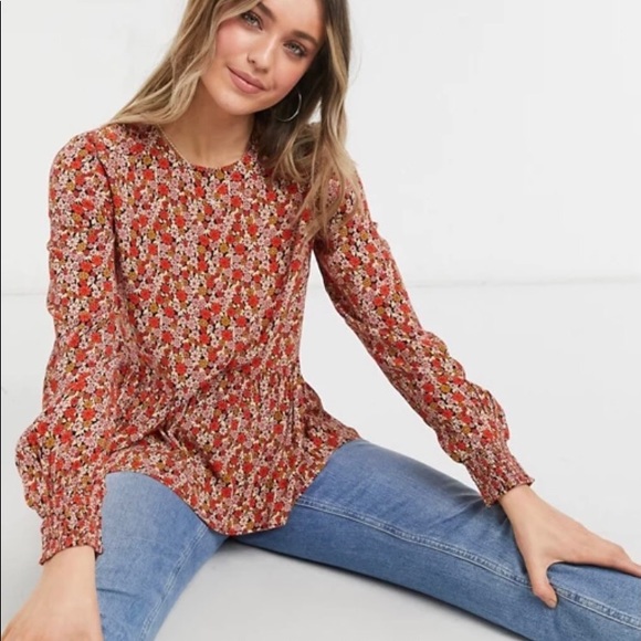 NFS Asos floral blouse top - Picture 2 of 5